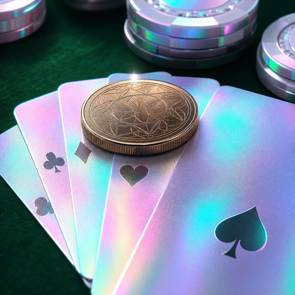 Iridescent chips for high-stakes table play